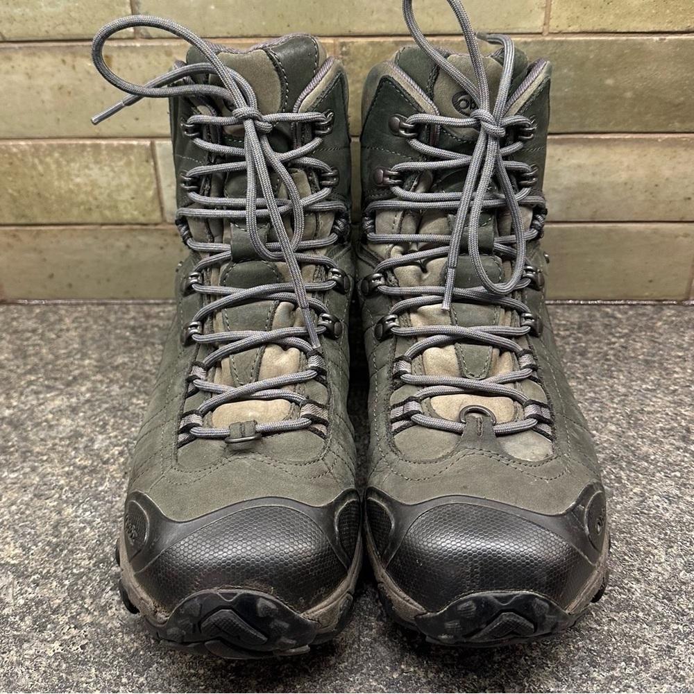 Oboz Men's Gray Waterproof Hiking Boots